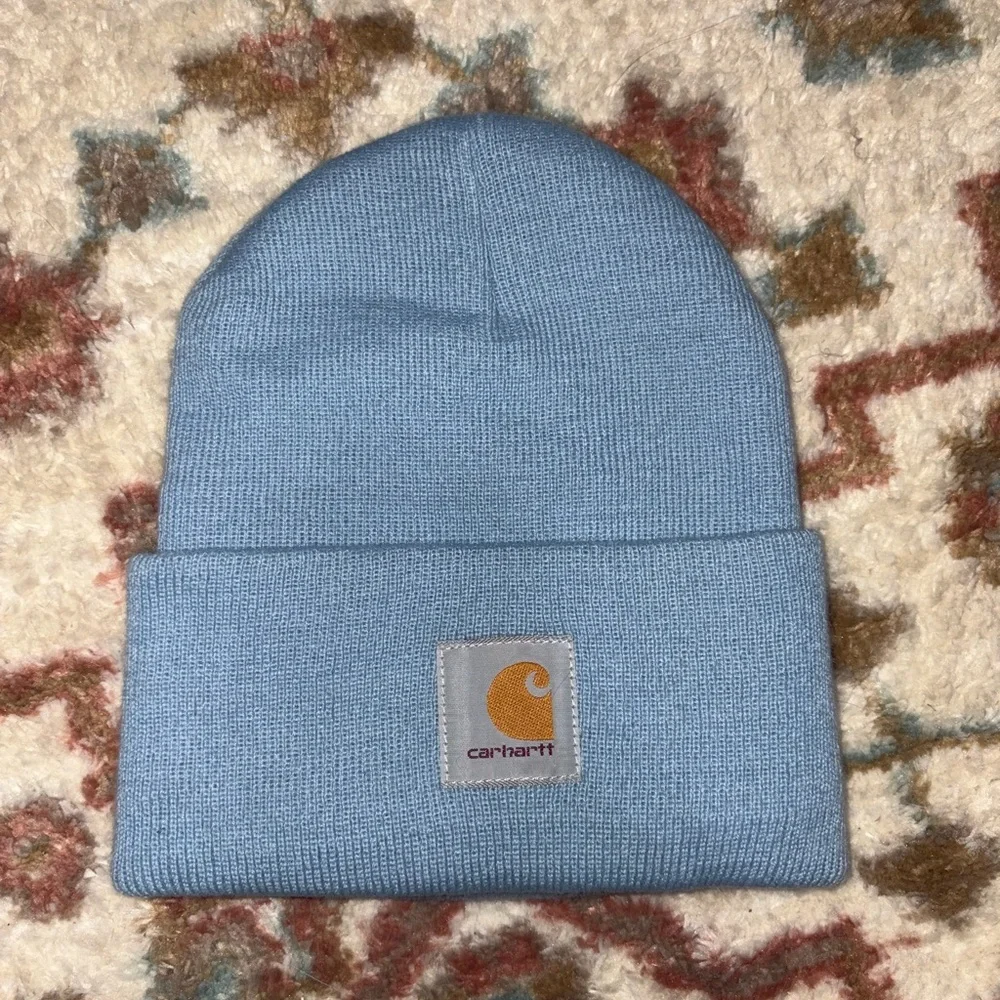 Carhartt Men's Knit Cuffed Beanie, Skystone nwot one size